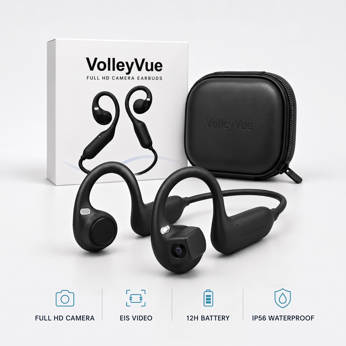 VolleyVue Camera EarBuds