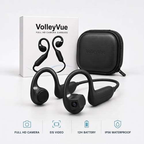 VolleyVue Camera EarBuds